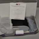 JALL Fabric Alarm Clock for Bedroom, with Big Led Screen Display, Bluetooth Stereo Sound Speaker, FM Radio, Fast Wireless Charging, USB Charging Port, Nightlight, White Noise, Ideal for Gift, Black