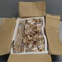 Gold Candlestick Holders Bulk, Taper Candle Holder for Candlesticks Gold Brass Vintage Candle Stick Candle Holder Decorative Candle Holders for Wedding Home Party Table Decor (Set of 54)