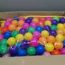 Hovenlay Ball Pit Balls Phthalate Free BPA Free Crush Proof Plastic - 7 Bright Colors in Reusable Play Toys for Kids with Storage Bag, 400 Balls