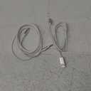 Acoustix™ 3.5mm to Apple Lightning Braided Auxillary Cable - White and ZGear Lightning Tip Braided Charge Cable, Bundle