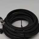 YAMATIC 1/4" Pressure Washer Hose 50FT with Stainless Steel Swivel Quick Connector, 4000 PSI Commercial Grade Steel Wire Braided & Rubber Jacket, Kink Resistant Hot Water Power Washer Hose Max 212°F