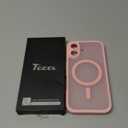 TOCOL for Phone 16 Case, Compatible with Magsafe Charger, Full Camera Protection, Drop Protection, Translucent Matte Phone Case for iPhone 16 6.1 inch (Light Pink)