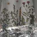 Artoid Mode Wildflower Floral Kitchen Towels Dish Towels, 18x26 Inch Leaves Holiday Decoration Hand Towels Set of 2 (Beige)