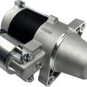 19612 New Starter Motor Compatible with Briggs & Stratton 845760 807383 Vanguard 32HP 35HP 36HP 37HP V-Twin Air Cooled Engine OE: SND0529 410-52156 845639 845640 809054 428000-0230 19612N