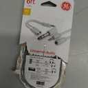 GE Home Electrical Headphone Adapter Kit, 3.5mm, Stereo Adapter, Extension Cable, and Audio Splitter, White, for Headphones, Stereo, MP3, Tablets, Smartphones and More, 34509 Line Cable | White