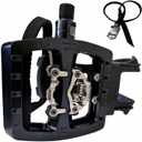 YBEKI Professional SPD/Toe Clip Spin Bike Pedals and Straps for Indoor Exercise Cycling & Peloton/Schwinn/Sunny/Bikes Compatible, 9/16" Axle with Sealed Bearings 