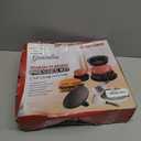 Gamalou Smash Burger Press Kit: 7" Cast Iron Grill Press, 12" Melting Dome, 3-in-1 Patty Maker, 4.3" Spatula & 4" Scraper, Griddle Accessories for Blackstone, Grills, Flat Top, BBQ, Fry Pan