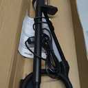 LED Desk Lamp with Clamp, Eye-Caring Clip on Lights for Home Office, 3 Modes 10 Brightness, Long Flexible Goose-Neck, Metal, Swing Arm Architect Task Table Lamps with USB Adapter, Black