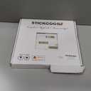 STICKGOO 20 Sheets Peel and Stick Backsplash Tile, Stick on Backsplash for Kitchen and Bathroom, Calacatta Gold Marble Look PVC Mixed Gold Self Adhesive Wall Tiles