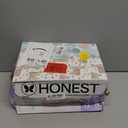 The Honest Company Comfort Dry Disposable Daytime Diapers for Sensitive Skin, Hypoallergenic, Above It All + All the Alpacas, Club Box Size Newborn 72 Count