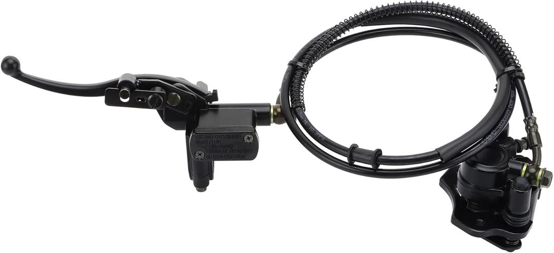 GOOFIT Rear Disc Brake Master Cylinder Hydraulic Caliper Assembly for Chinese 50cc 70cc 90cc 110cc 125cc 200cc 250cc ATV Quad