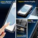 Designed for Samsung Galaxy S25 Plus Case Waterproof,Built-in Screen & Lens Protector,Full Heavy Duty Protective Phone Case,12FT Drop Shockproof Protection for Galaxy S25 Plus 6.7,Black