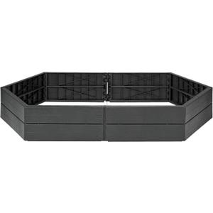 BLACK+DECKER Raised Garden Bed, Planter for Outdoor Plants, Easy Assembly, 3 ft. (BDSTGA9368)