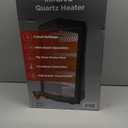 Pelonis 1500W Quartz Electric Space Heater Black PSH20Q3ABB