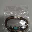 Bohemian Ethnic Turquoise Stackable Leather Bracelet for Men Women