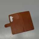 SUANPOT Compatible with Samsung Galaxy S25 FE 5G Wallet case with RFID Blocking Credit Card Holder,Flip Book PU Leather Protective Cover Men Women for Samsung S25 FE case Light Brown