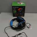 SVYHUOK Pro Gaming Headset for PC PS4 Xbox One Surround Sound Over-Ear Headphones with Mic LED Light Bass Surround Soft Memory Earmuffs for Computer Laptop Switch Games Kid’s Boy’s Teen’s Gifts