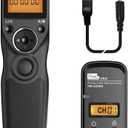 Pixel TW-283 DC2 Wireless Shutter Remote Release Control Intervalometer FSK 2.4GHz Compatible for Nikon Digital SLR Cameras D5000 D5100 D5200 D5300 D5500 D90 D7000 D7100 D7200