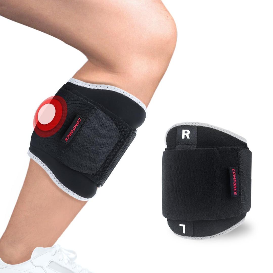 Wider Sciatica Pain Relief Devices, 2025 Upgraded Sciatic Ease Nerve Pain Relief Brace with Wider Pressure Pad Targeted Compression for Max Sciatica Nerve , Lower Back, Hip Pain Relief, Knee Braces for Men Women(10-21)