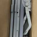 Rockever Insulated Outdoor Cat House, Waterproof Cat House for Outdoor Cats with Escape Door, Plastic Feral Cat House Outdoor Indoor, Spacious and Clean Easily (Grey,L)