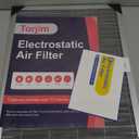 Torjim 16x20x1 MERV8 Washable Electrostatic Air Filter - AC/HVAC Furnace Filter, Permanent, Easy Install, Breathe Fresher