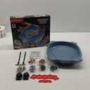 Light Ignite Spinning Tops Battle Set, with Stadium, 6 Light Ignite Spinning Tops, and 2 Launchers, Toys for 6 Year Old Boys & Girls & Up