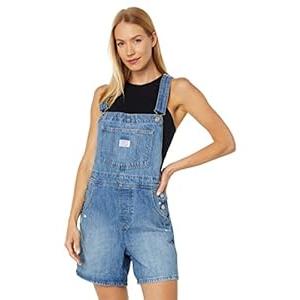 Levi's Women's Vintage Shortalls, (New) Medium Indigo Destructed, X-Small