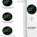 Home Ketosis Breath Meter, Professional Ketone Breath Analyzer & Monitoring High Precision Ketosis Tester for Testing Ketosis - White