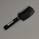 Hair Brush, Professional Curved Vented Brush for Faster Blow Drying for Women, Men, Paddle Detangling Brush for Wet Dry Curly Thick Straight Hair (black)