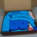 SpringFlower Toddler Basketball Hoop & Soccer Goal Activity Center Toys with Light & Music,Elephant Toddlers Musical Toys Gift, Baby & Toddlers Christmas Birthday Gift for 1 2 3 Year Old Boys & Girls (Blue)