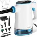 Handheld Steam Cleaner for Home, Pressurized 15s Instant Heat Steam Cleaner, 500ml Removable Water Tank & Self-Clean, Portable Multi-Surface Steamer for Cleaning, Kitchen, Bathroom, Car, Floor