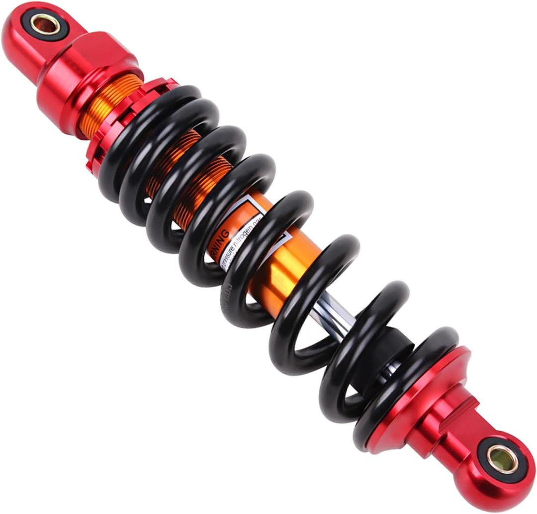 OUMURS 285mm 11.2" Universal Motorcycle Rear Shock Absorber Suspension Adjustable 980lbs Spring Fit for Dirt Bike Pit Dirt Bike Fit for Honda Yamaha Apollo Stomp WPB Bucci Orion M2R