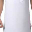 SUNRISE White Apron with Pocket on Top