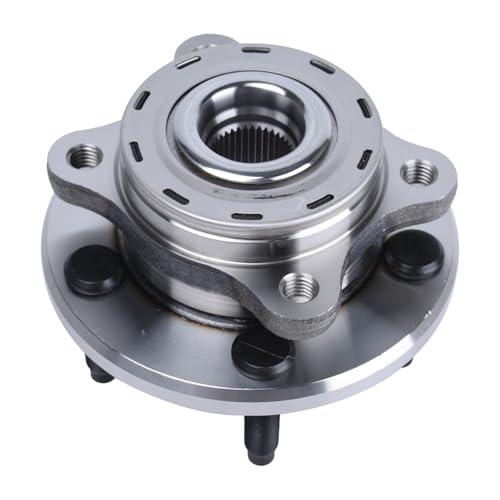 KUSATEC 513223 Front Wheel Bearing and Hub Assembly Compatible with 2005-2009 Ford Five Hundred Freestyle Taurus X, Mercury Montego Sable, 5 Lug Bolts w/ABS