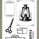 Vintage Market: Lantern Stamp Set