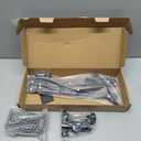 LISEN Tablet Stand iPad Stand for Desk Mount [Ultra Sturdy 2 Clamps] iPad Holder for Tablet Holder Mount Desk Accessories for Men fits iPad Air, iPad 12, iPhone 17e, 4-13" Device (Black)