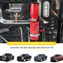 Quick Release Fire Extinguisher Mount Compatible with 2021 2022 2023 2024 2025 2026 Ford F150 Truck Accessories Fire Extinguisher Holder Mounting Brackets for 2021+ Ford F150 Vehicle, Aluminum