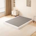 5 Inch Queen Bed Box Spring, 3000lbs Heavy Duty Box Spring Queen Size Bed Base Metal Mattress Foundation, Easy Assembly, Noise Free