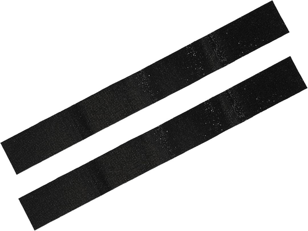 X AUTOHAUX 2pcs Bling Car Front Rear Door Edge Sill Protector Guard Bumper Faux Crystal DIY Sticker 60cm Length 7cm Width for SUV Car Black