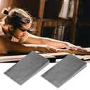 2 Pack Triangle Flange Wedge Silvery Spreading Wedge Slope Steel Wedges Durable Pipe Metal Welding Tools Accessories for Machine Equipment (4.7 Inch)