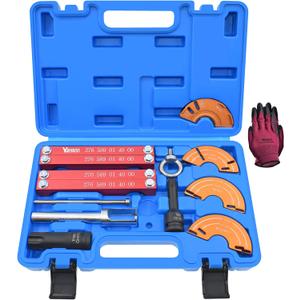 Engine Alignment Locking Timing Tool Kit with 4PCS Camshaft Adjuster Tool Kit, Compatible with Mercedes Benz M157/M276/M278, T60 & T100 Camshaft Scoket, Fuel Injector Puller