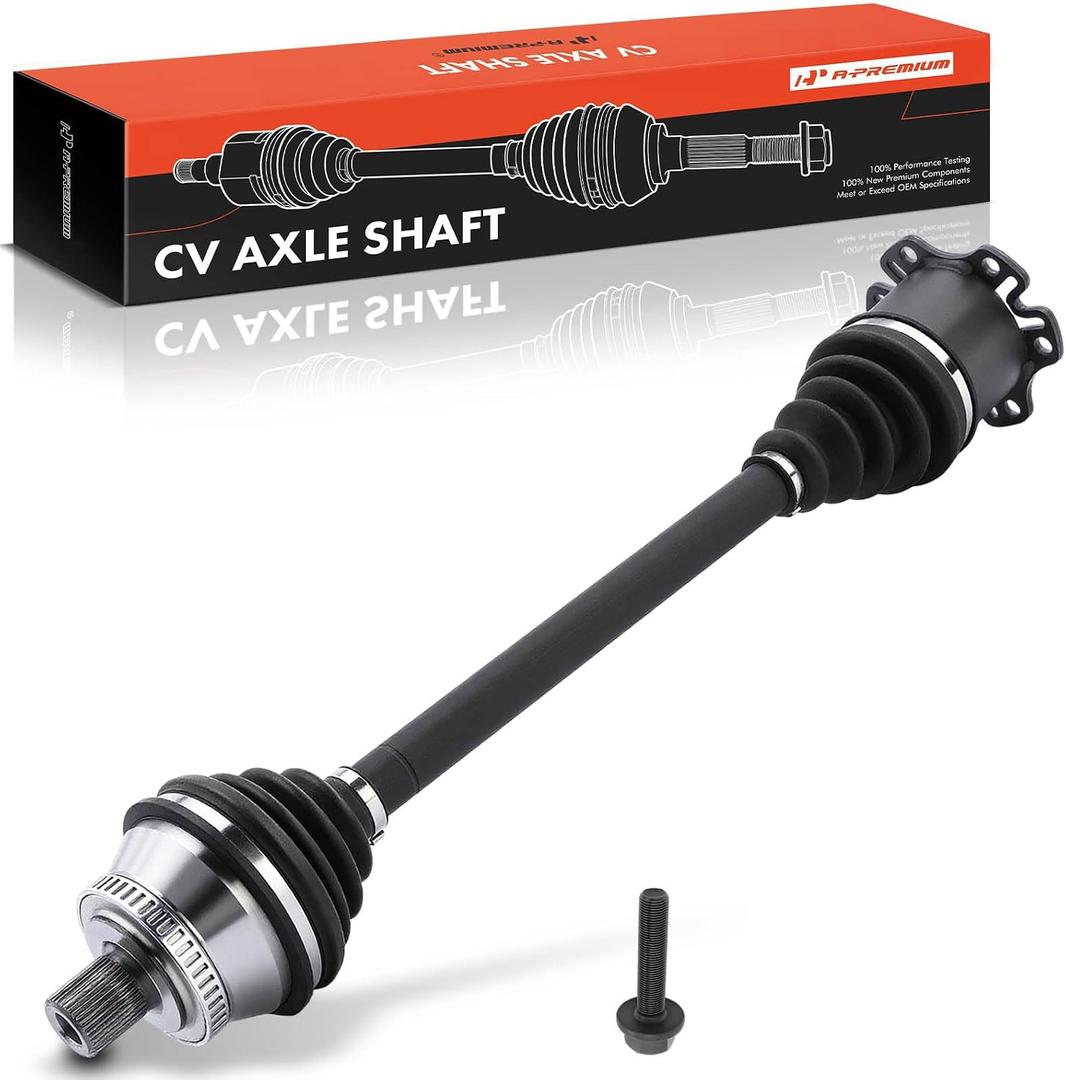 A-Premium Front Right Passenger Side CV Axle Shaft Assembly for Audi Models