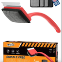Grill Brush Bristle Free,...per Outdoor BBQ Grill, Red