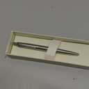 Parker Jotter Ballpoint Pen, Stainless Steel with Chrome Trim, Medium Point, Blue Ink - Smooth Writing, Sleek, Polished, Professional, Desk Essentials