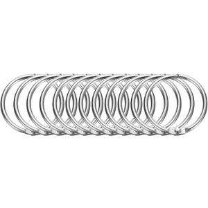 5 x uxcell 14pcs Shower Curtain Rings, 1.3 Inch ID Iron Round Snap Shower Curtain Hooks Glide Smoothly Shower Hooks for Bathroom Shower Curtain Rods, Silver 5 x uxcell 14pcs Shower Curtain Rings, 1.3 Inch ID Iron Round Snap Shower Curtain Hooks Glide Smoothly Shower Hooks for Bathroom Shower Curtain Rods, Silver