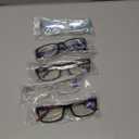 5 Pack Reading Glasses for Women Men, Blue Light Blocking Computer Readers UV Glare(Multicolor, 0.75x)