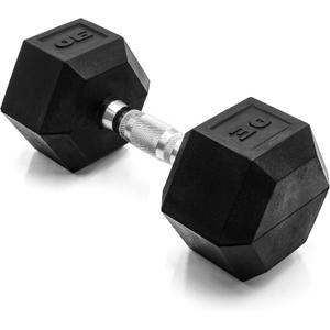 CAP Barbell Coated Hex Dumbbell Weight - Single | 10-120 lbs | Multiple Options