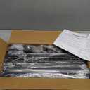 KITREPAION Under Bed Storage with Wheels, 2Pack Larger Underbed Storage Containers with Interior Pocket & Labels, Rolling Under The Bed Drawers for Clothes Shoes Blankets, 9.5" Height Storage Bins