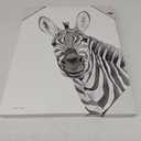 Safari Zebra Peek-a-boo 16"×20"