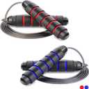 Redify Jump Rope,Jump Ropes for Fitness for Women Men and Kids,Speed Jumping Rope for Workout with Ball Bearings,Adjustable Skipping Rope for Exercise&Slim Body at Home School Gym